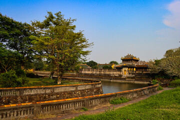 Fototapeta premium Hue imperial city of ancient Vietnam