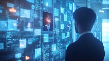 Digital Human Resource Management Concept