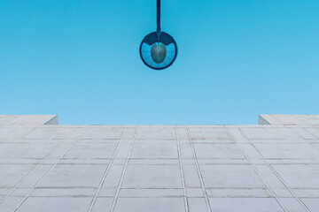 Contemporary architecture.,Office building with sky background.