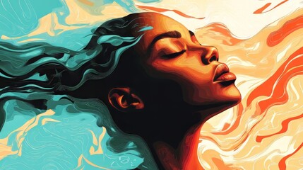 Design an image that symbolizes strength in vulnerability Adobe Illustrator