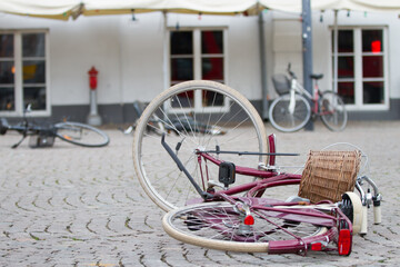 Copenhagen's cityscape captured by day in February; Nordic winter bicycle commute