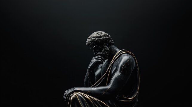 Inspirational Greek and Roman Stoic Statues for Motivational Philosophy
