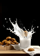 Galletas en leche