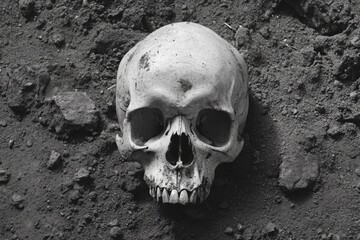Skull in Dirt