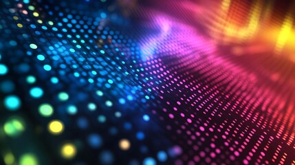 Bright colorful background with vibrant dots in an abstract design