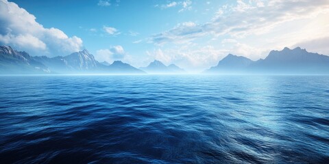 Fototapeta premium mountain lake scenery