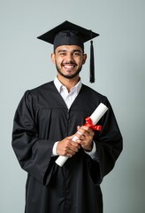 Graduation Celebration Concepts, Caps, Gowns, and Diplomas, Education and Ceremony