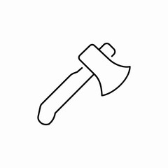 axe tool icon sign vector