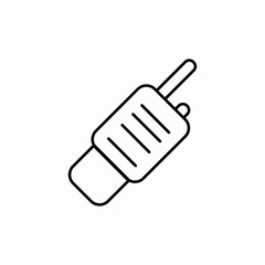 speaker walkie talkie icon sign vector