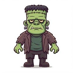 Fototapeta premium Stylized Frankenstein's Monster Design
