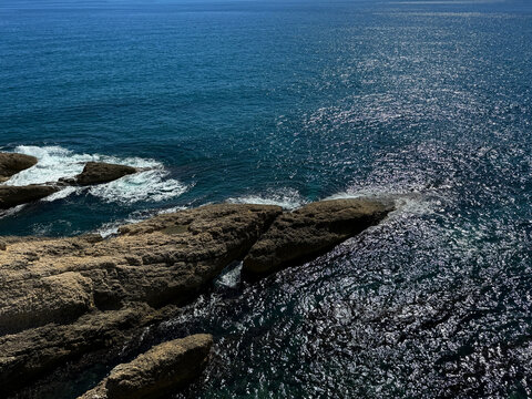 Sea and rocks.