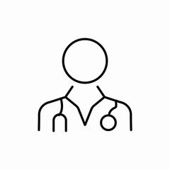 male doctor icon sign vector