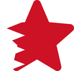 Obraz premium Bahrain Flag In Star Shape