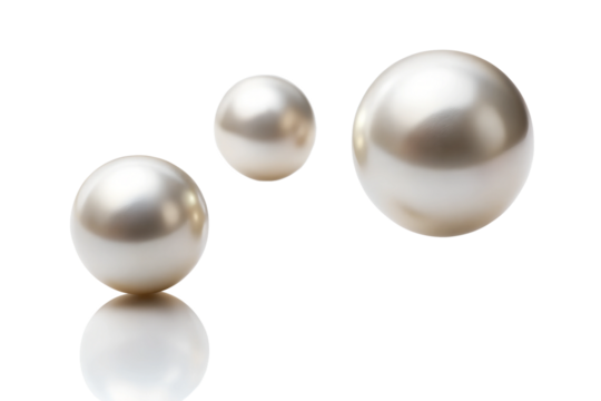 Pearls loose and flying TRANSPARENT  PNG 