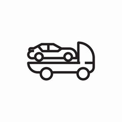 car carrier icon sign vector