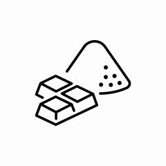 chocolate bar icon sign vector