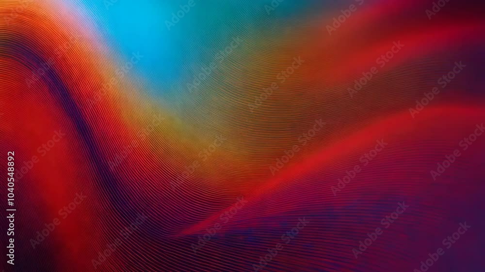 Aufkleber experience a mesmerizing flow of colorful, abstract lines that scroll gracefully, creating a minimal