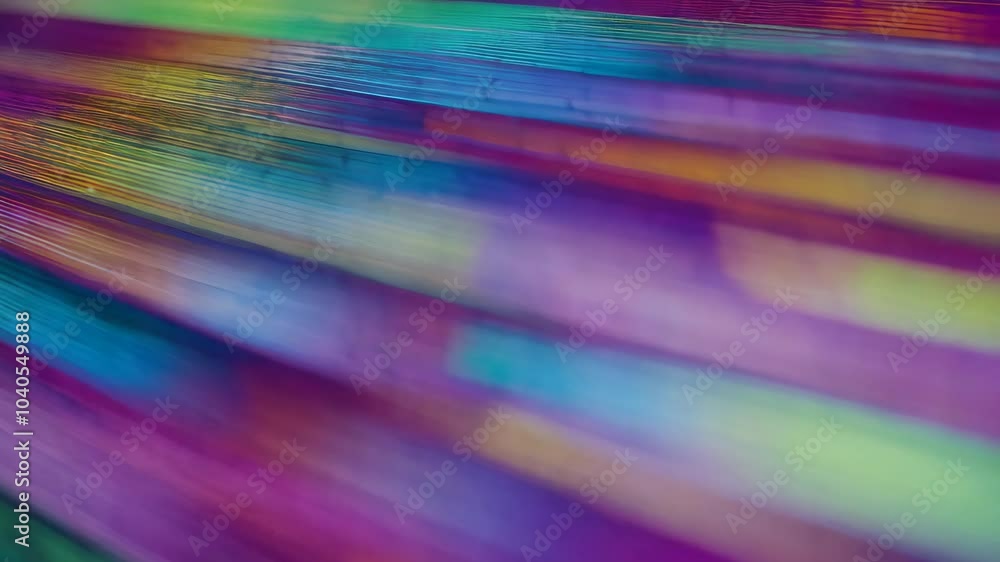 Poster enjoy a captivating display of flowing lines in vibrant colors, each movement creating a tranquil at
