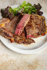 steak grilled meat barbecue juicy beef fresh delicious gourmet food background on the table rustick food top view copy space