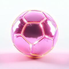 Naklejka premium neon ball isolated on white background 