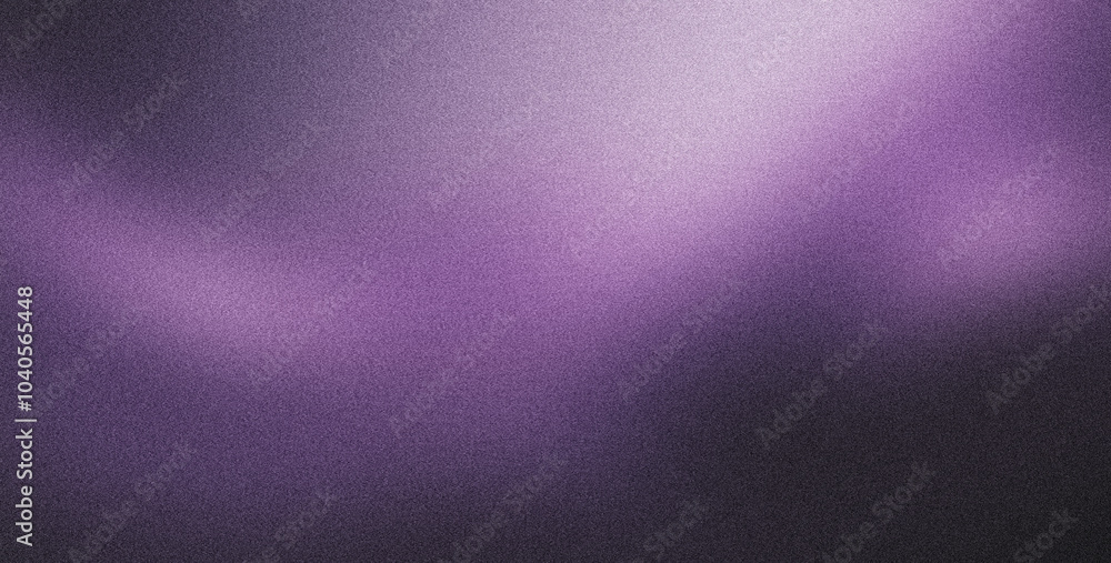 Poster purple grainy gradient background with a light effect emanating from the top right corner