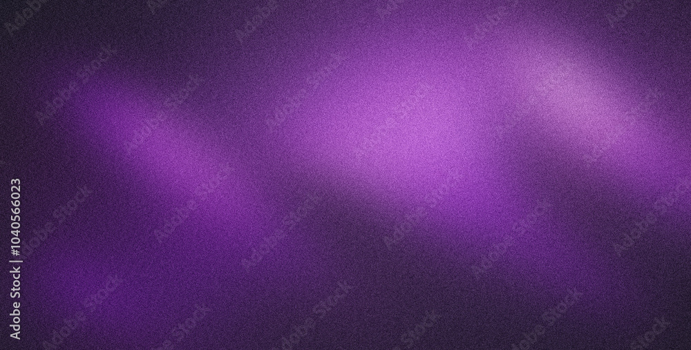 Poster abstract purple grainy gradient background with light rays emanating from the top