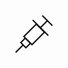 health clinic syringe icon sign vector