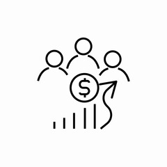 hierarchical structure icon sign vector