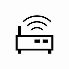 wifi router icon sign vector