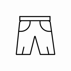 male shorts icon sign vector
