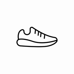 running shoes icon sign vector