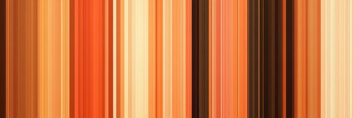 Abstract seamless pattern of vertical stripes in warm orange and earth tones, creating a modern and dynamic background