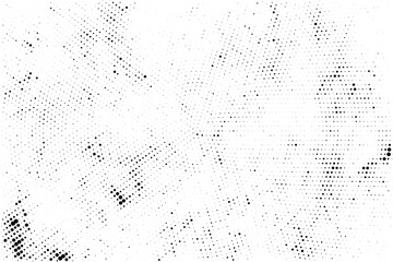 Black and white grunge halftone pattern texture background
