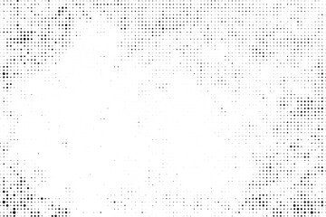 Black and white grunge halftone pattern texture background
