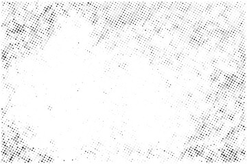 Black and white grunge halftone pattern texture background
