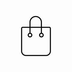 shopping bag icon sign vector