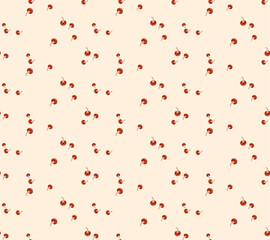 thin fruit pattern design. cherry pattern design. t shirt sweatshirt allover repeat fruit pattern design