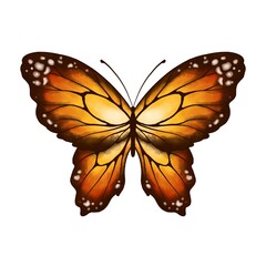 Butterfly Clipart Watercolor Hand Drawn Illustration. Isolated on White Background for Design, Print or Background.