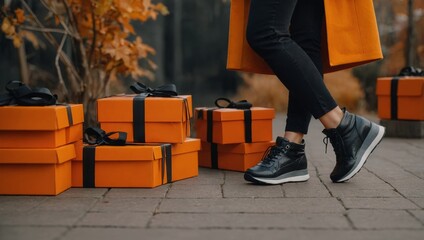 autumn sale, shoe boxes