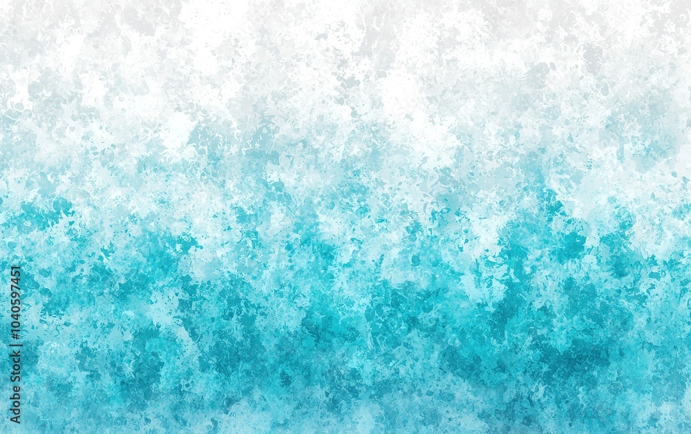 Aufkleber abstract water texture gradient with soft blue shades blending into a light backdrop, creating a ser