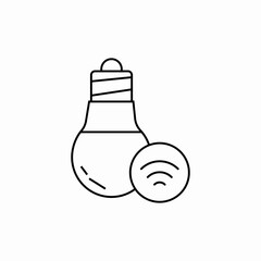 light bulb icon sign vector