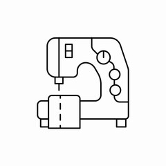 sewing machine icon sign vector