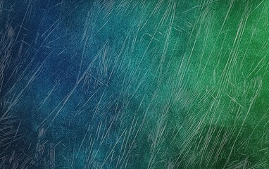 Obraz premium Abstract textured background featuring shades of blue and green with dynamic striations showing depth and movement