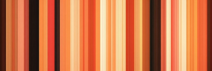 Obraz premium Seamless vertical stripes pattern in warm shades of orange and brown creating a vibrant yet balanced composition