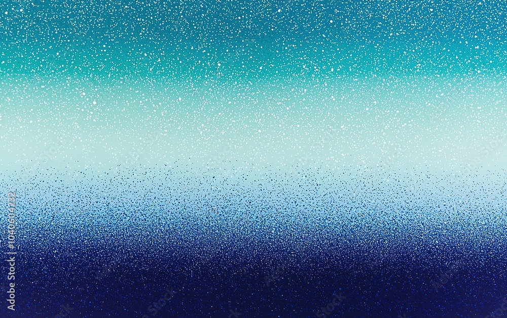 Poster beautiful gradient of teal and blue hues with sparkling elements creating a serene and calming atmos