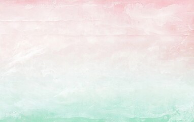 Soft pastel gradient background blending pink, white, and green hues for artistic and design purposes
