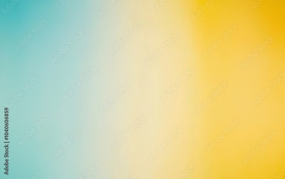 Poster soft gradient of blue and yellow hues blending seamlessly in an artistic display, creating a calming
