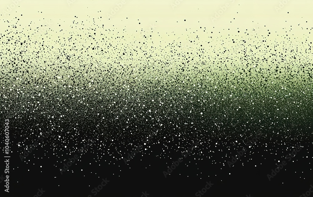 Poster a gradient design featuring sparkles transitioning from light to dark tones, creating an ethereal ba