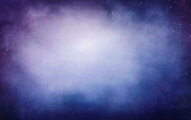 Obraz premium A cosmic expanse filled with deep purple and blue hues showcasing a starry night sky illuminated by wisps of light