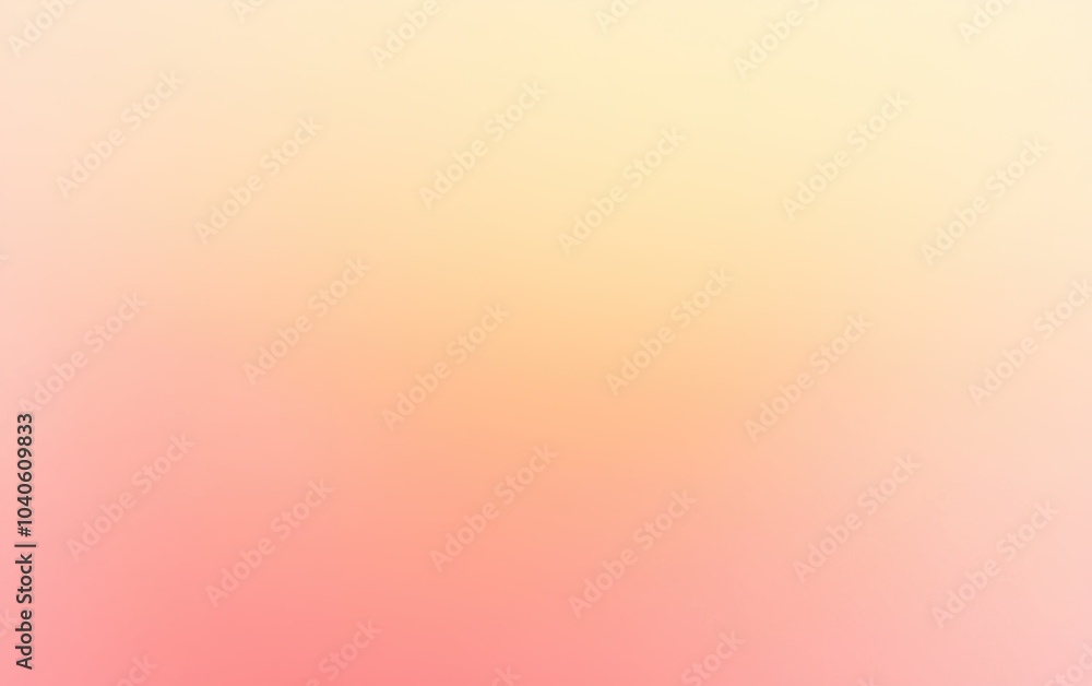 Poster soft gradient display with warm pastel colors blending together in an abstract style creating a calm